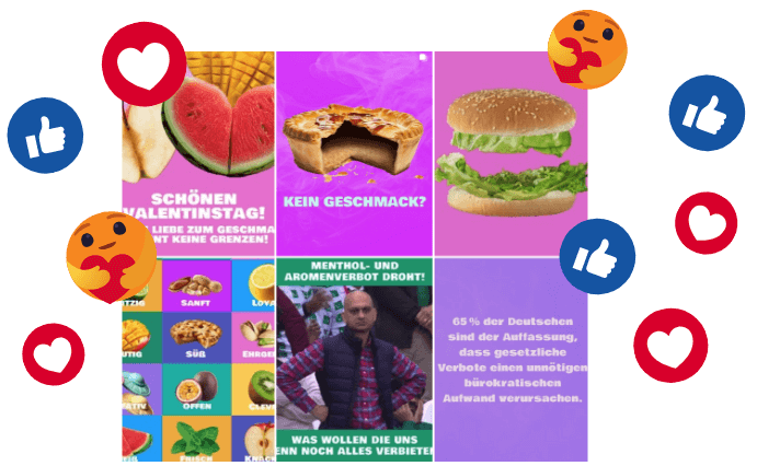 Wir lieben Geschmack auf Social Media!